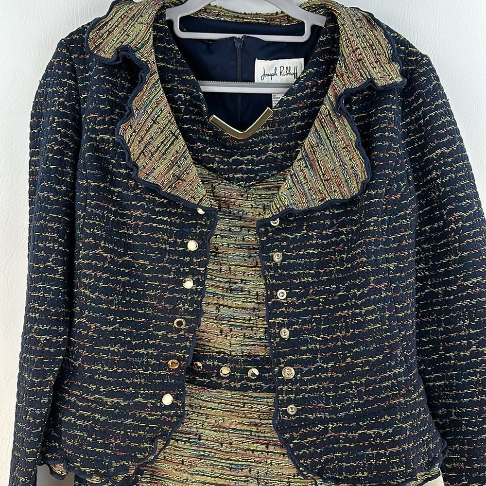 Joseph Ribkoff Dress/Blazer Set - Picture 2 of 13